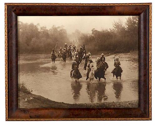 Richard Throssel Photograph, Crow Indians, The Returning of the War Party, 1911 