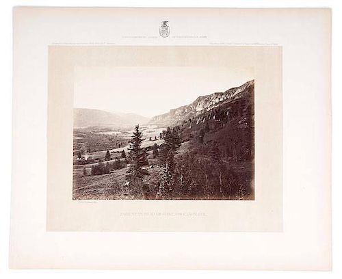 Timothy O'Sullivan Wheeler Expedition Photograph, View Near Head of Conejos River, Col. 