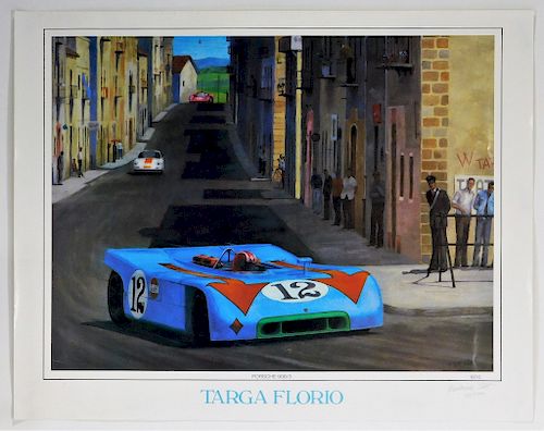 Fredrick Stout Porsche Targa Florio Racing Print