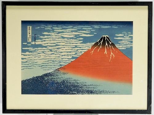 Katsuhika Hokusai Fine Wind Clear Morning Print
