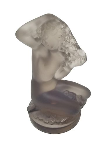 Lalique Floreal Lilac Crystal Figurine