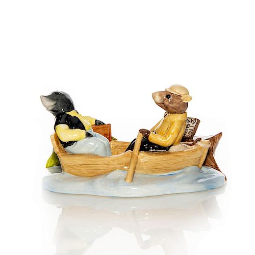 BESWICK TABLEAUX THE WIND IN THE WILLOWS ON THE RIVER
