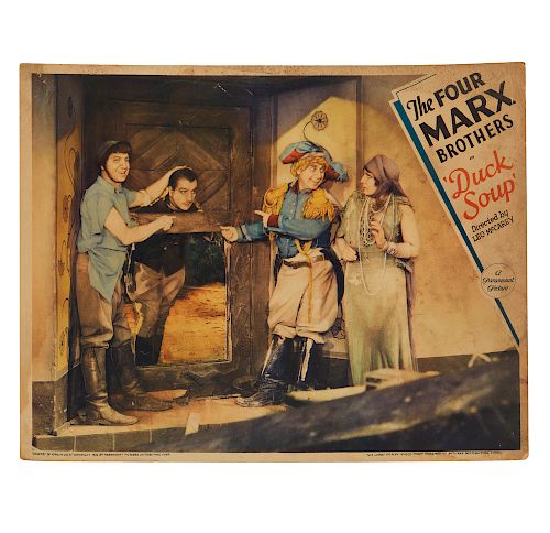  "Duck Soup" (Paramount 1933) Lobby Card, Marx Brothers