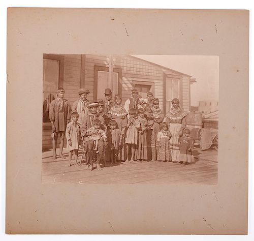 SEMINOLE INDIAN, Historical Photograph, Family