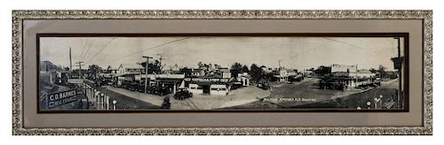 SULPHUR SPRINGS, 1927 Panorama Photograph