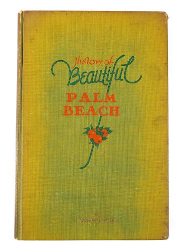 BOOK: History of Palm Beach, 1928