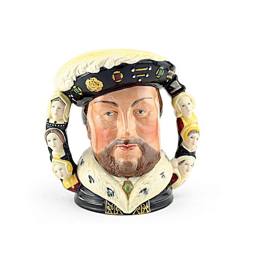 HENRY VIII D6888 (DOUBLE HANDLED) - LARGE - ROYAL DOULTON CHARACTER JUG