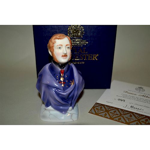 ROYAL WORCESTER PRINCE ALBERT CANDLE SNUFFER