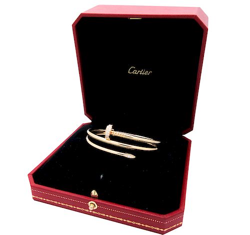 Cartier Juste un Clou DIAMOND-Yellow GOLD BRACELET