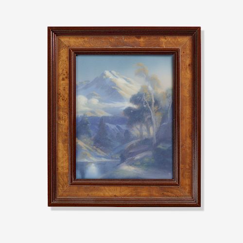Fred Rothenbusch for Rookwood, Snowy Peaks Vellum plaque