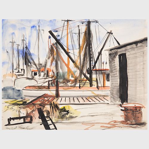 William Thon (1906-2000): Boats: Five Works