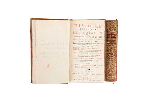 Prévost, Antoine François. Histoire Générale des Voïages, ou Nouvelle Collection de Toutes les Relations... Paris, 1759. Pieces: 2.