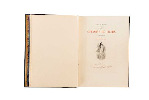 Louÿs, Pierre. Les Chansons de Bilitis. Paris: Librairie des Amateurs, 1906. Edition with 325 items.
