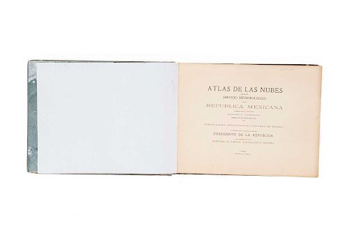 Pastrana, Manuel E. Atlas de las Nubes para el Servicio Meteorológico de la República Mexicana. Boston, 1906. 66 sheets.
