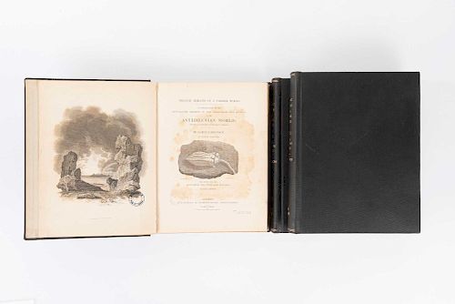 Parkinson, James. Organic Remains of a Former World. London, 1833. Volumes I - III. Second Edition. Pieces: 3.
