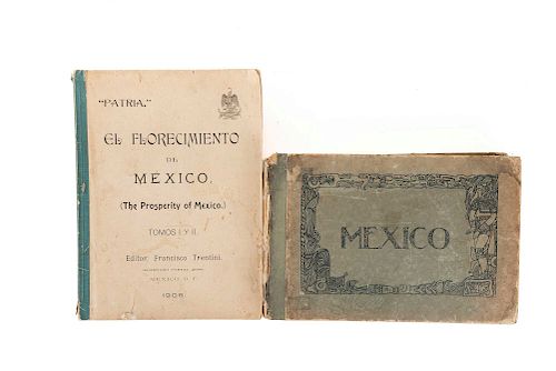 Trentini, Francisco (Editor) / Herrera, Luis. "Patria" El Florecimiento de México / México. México, 1906 / 1929. Pieces: 2.