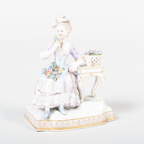 Meissen Porcelain  Figure Emblematic of 'Smell'