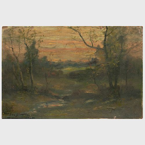 Attributed to George Inness, Jr.  (1853-1926): Landscape