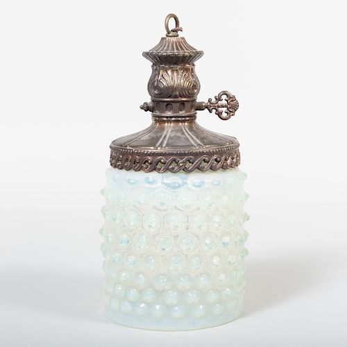Decorative Metal-Mounted Bubble Glass Lantern