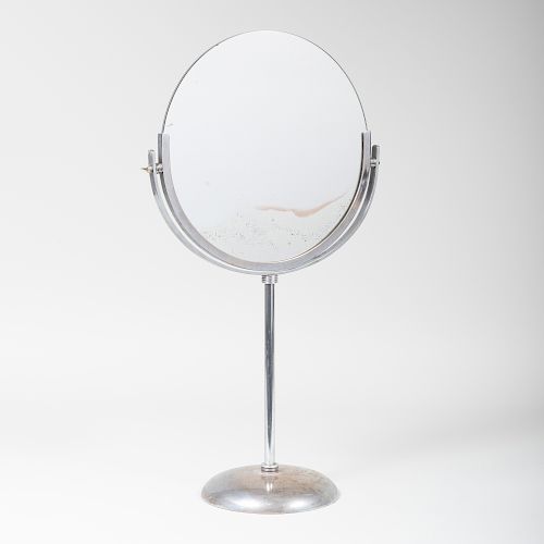 Modern Chrome Double Sided Dressing Mirror