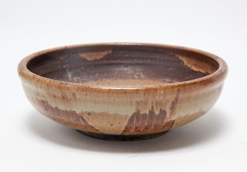 Danish Modern Style Stoneware Art Pottery Bowl