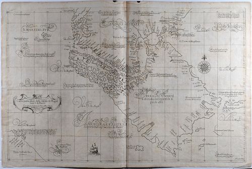 Lucini Magellan Map Tierra del Fuego