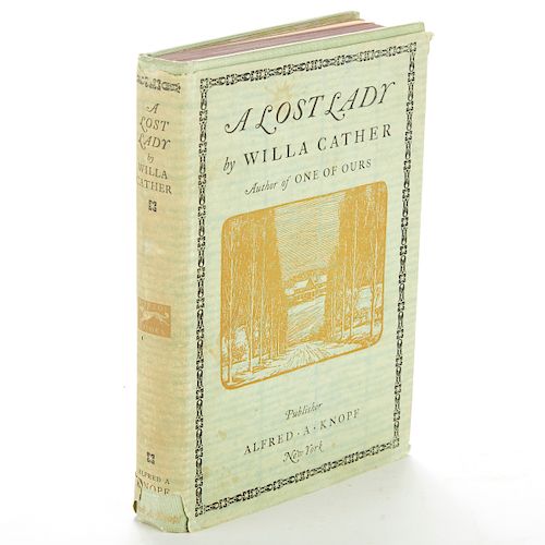 Willa Cather "A Lost Lady" 1st Edition