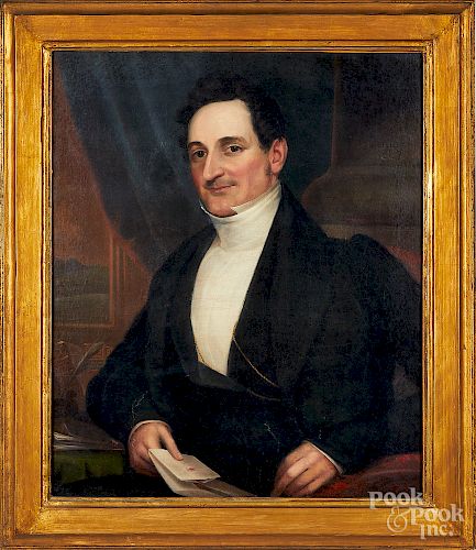 Robert Street, oil on canvas portrait