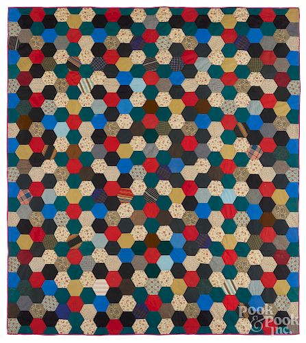 Lancaster County, Pennsylvania honeycomb quilt