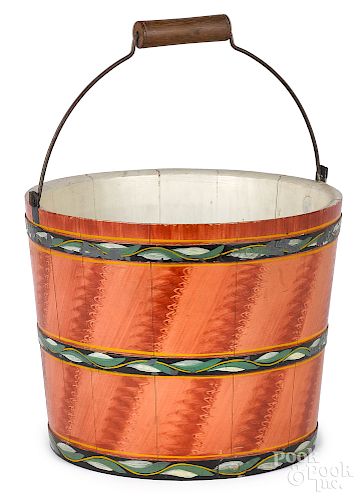 Joseph Lehn salmon grained bucket