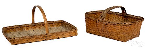 Two mid Atlantic gathering baskets