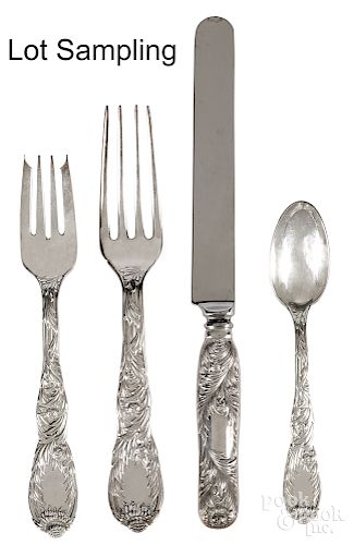 Tiffany & Co. sterling silver flatware service