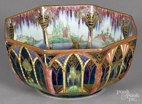 Wedgwood fairyland luster octagonal bowl
