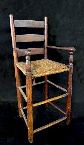 19TH CENTURY CHIIDS HIGH CHAIR