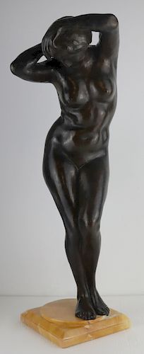 Apparently Unsigned Bronze Female Nude.