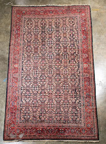 Large Hand-Woven Farahan Wool Carpet