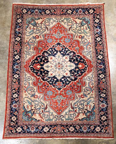Indo-Heriz, 20th Century Wool Carpet