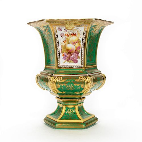Large 19th Century Old Paris Porcelain Urn