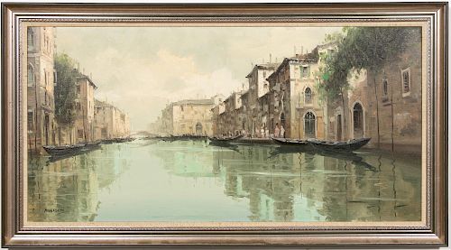 Maud Maraspin Oil on Canvas, "View of Venice"