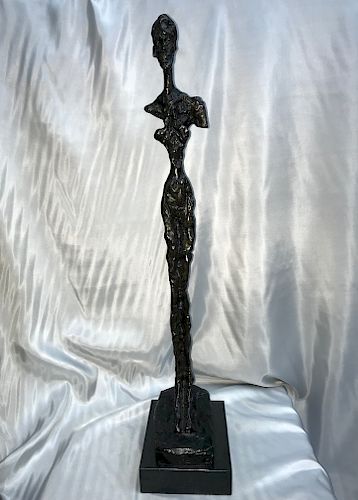 Swiss Bronze Sculpture A. Giacometti  Femme de Bou