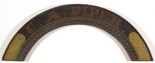 Arched Over Doorway Trade Sign