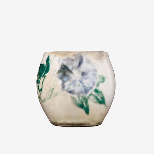 Mary Louise McLaughlin, Losanti cabinet vase with morning glories