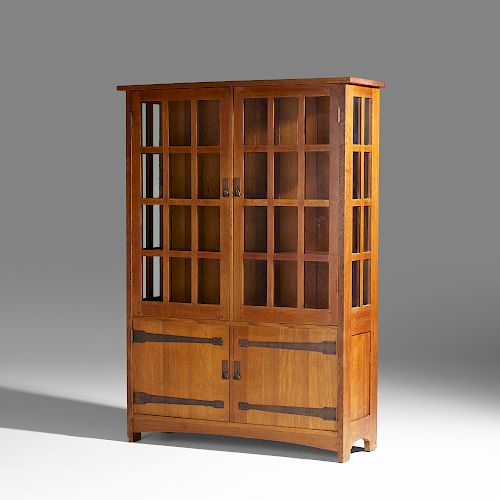 L. & J.G. Stickley, rare cabinet, model 729