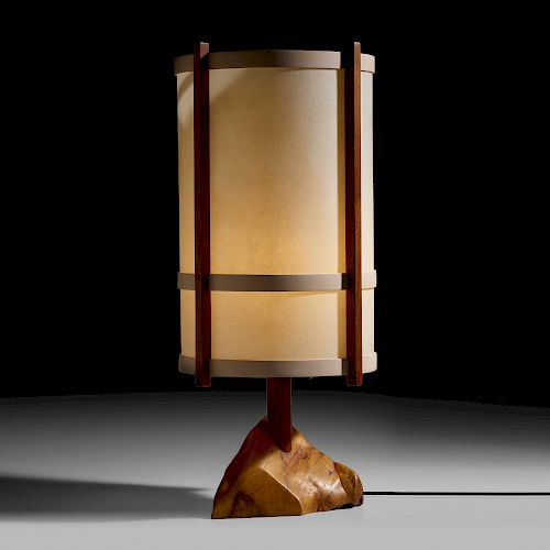 George Nakashima, table lamp
