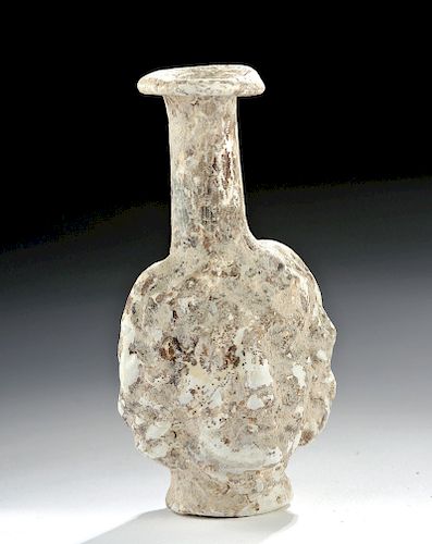 Roman Sidonian Glass Vessel, Janus-Headed
