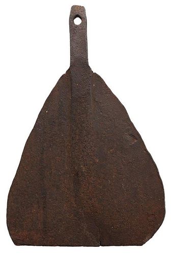Hand-Wrought Iron Peel-Form Gong
