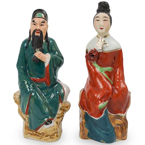 Pair Of Chinese Porcelain Figurines