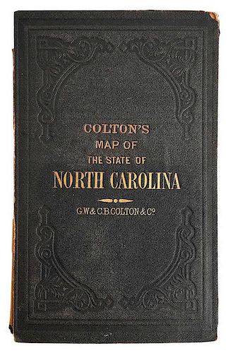 Map of the State of North Carolina