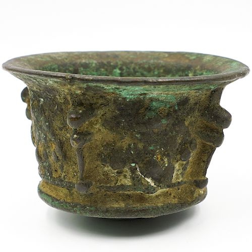 Ancient Chinese Bronze Brush Pot