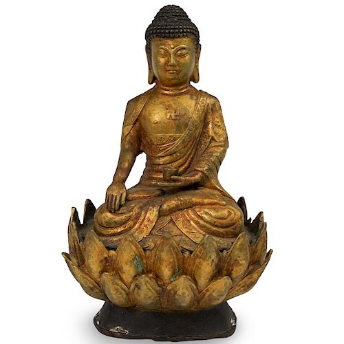 Thai Gilt Bronze Buddha